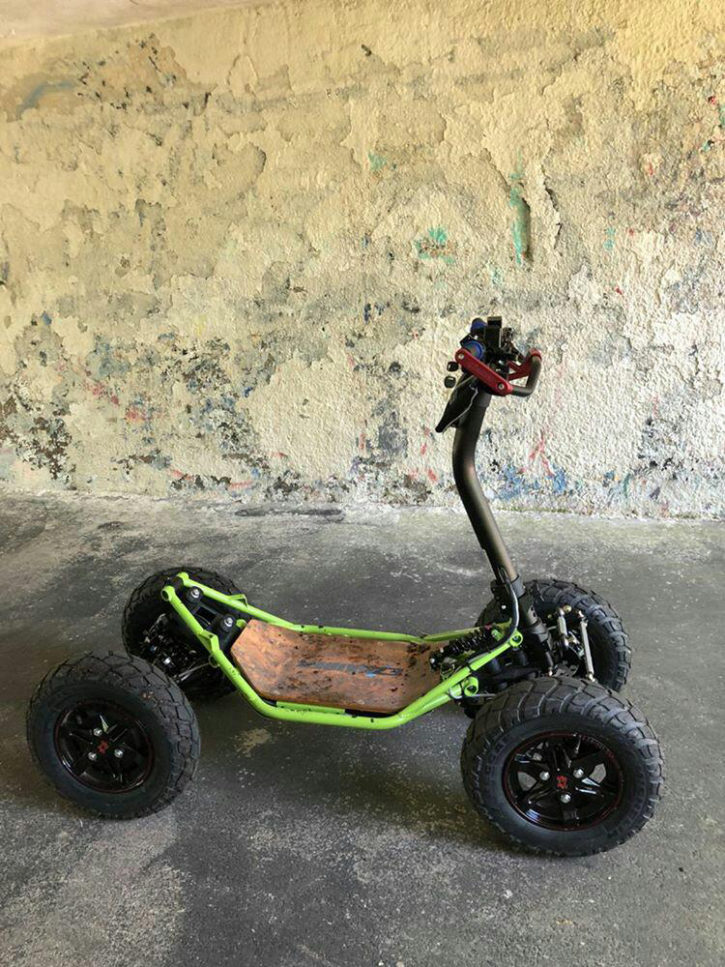 EZRaider is an offroad 4 wheel electric vehicle | thepack.news | THE ...