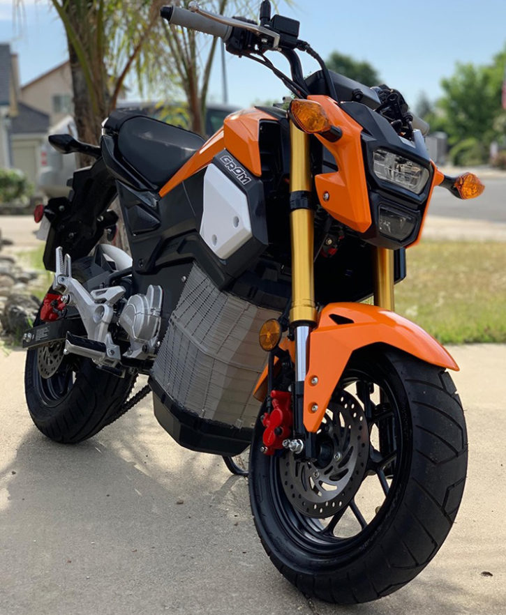 Electric Honda Grom First Ride | Video from Electrobraap | thepack.news ...