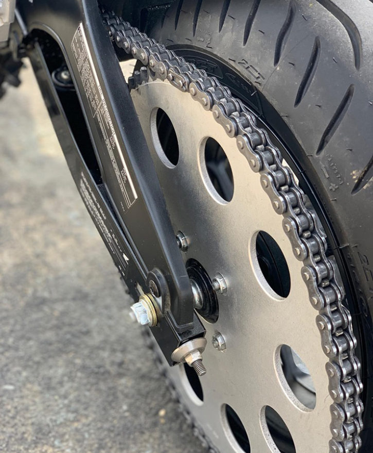 honda grom chain slack