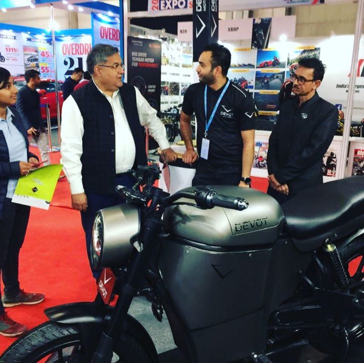 Newsflash | Devot Motors unveiled EV Motorcycle Prototype at Auto Expo ...