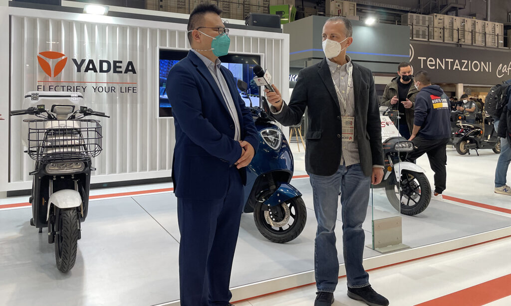 Yadea - Eicma 2021 - THE PACK - Electric Motorcycle News