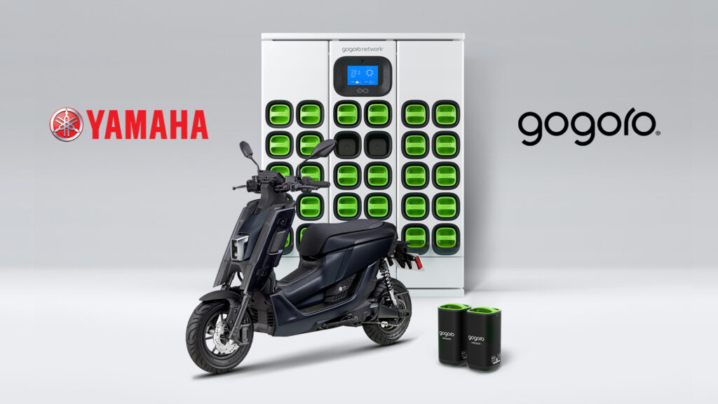 Yamaha EMF electric scooter - Gogoro  - THE PACK - Electric Motorcycle News