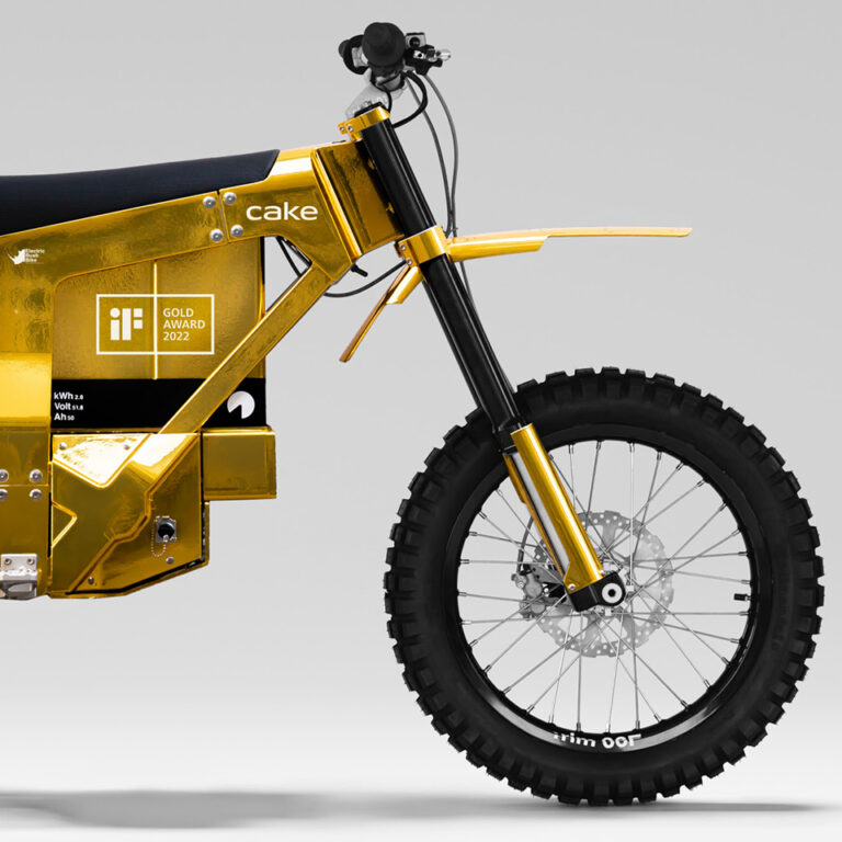Cake Gold - Design Award - THE PACK - Electric Motorcycle News