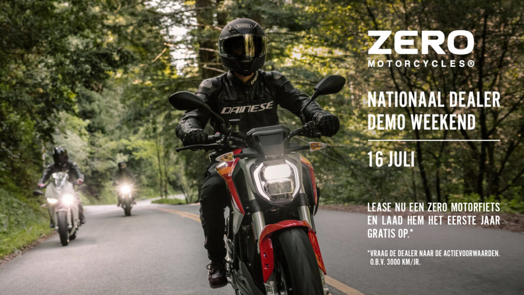 Zero Motorcycles National Dealer Demo Weekend Benelux on July 16 - THE PACK - Electric Motorcycle News