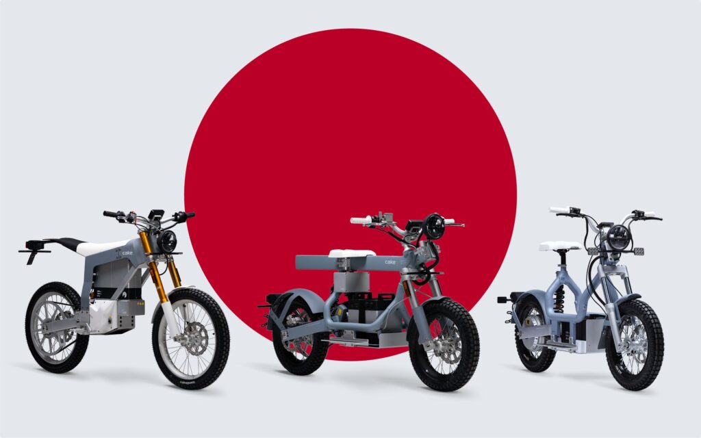 Ride CAKE - Japan - THE PACK - Electric Motorcycle News