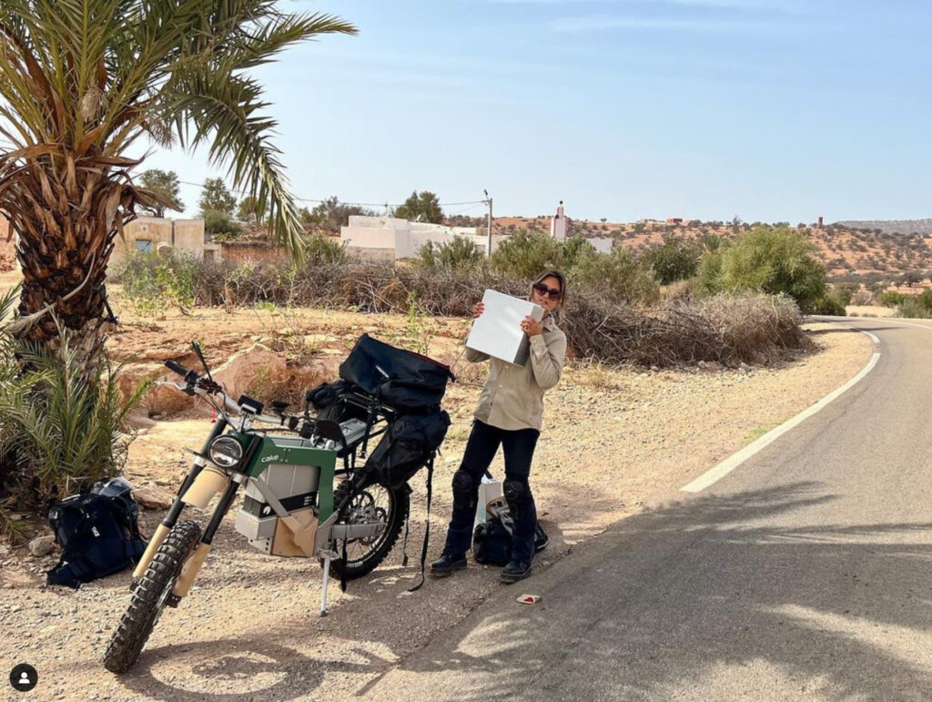 Sinje Gottwald - Africa Road Trip - Electric Travel - THE PACK - Electric Motorcycle News