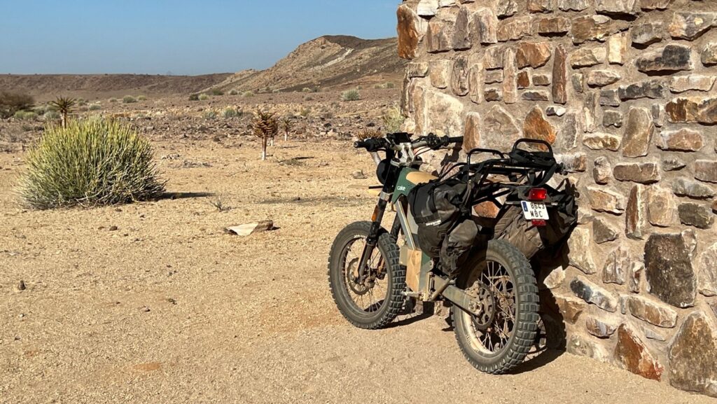 Sinje Gottwald is crossing the African Continent on a Kalk AP - THE PACK - Electric Motorcycle News