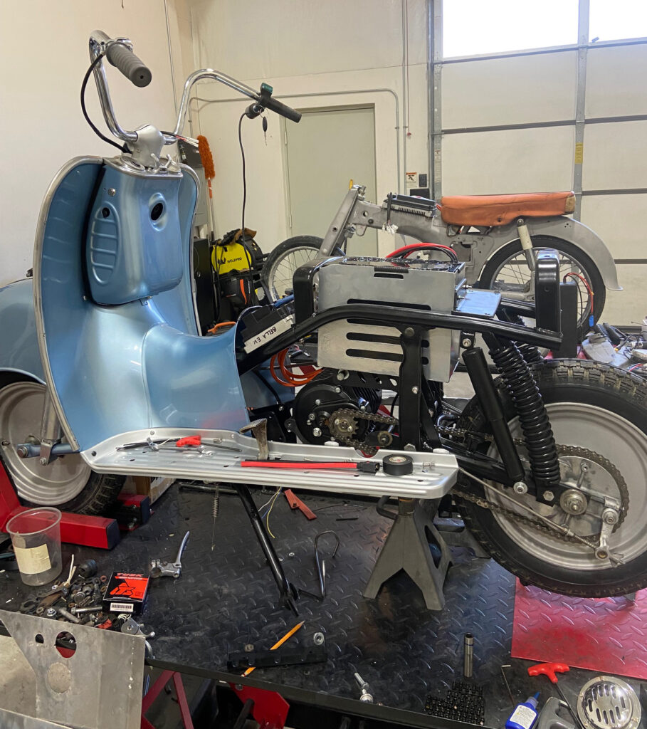 Moto Design Garage - Zundapp Bella 154 retrofit - THE PACK - Electric Motorcycle News