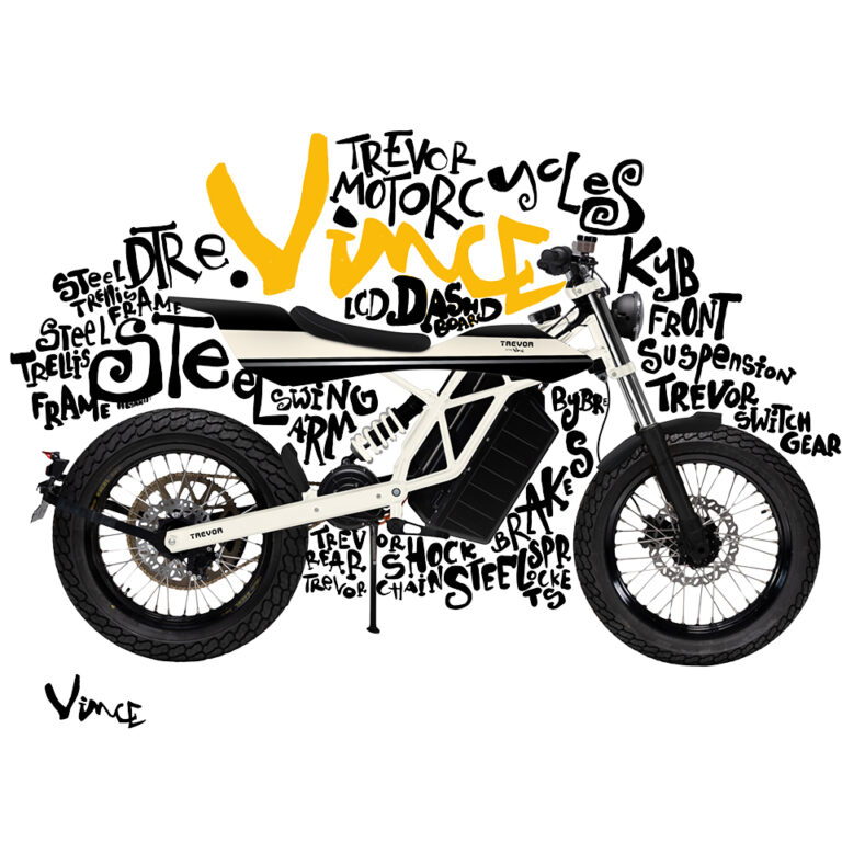 DTRe Vince - Trevor Motorcycles - THE PACK - Electric Motorcycle News