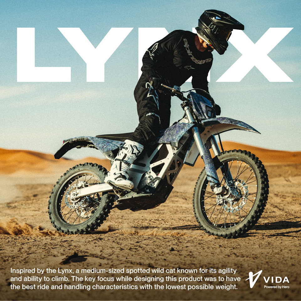 VIDA - Lynx - Eicma 2023 - Hero MotoCorp - THE PACK - Electric Motorcycle News
