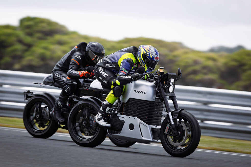 Savic Motorcycles - Testing at Phillip Island - THE PACK - Electric Motorcycle News