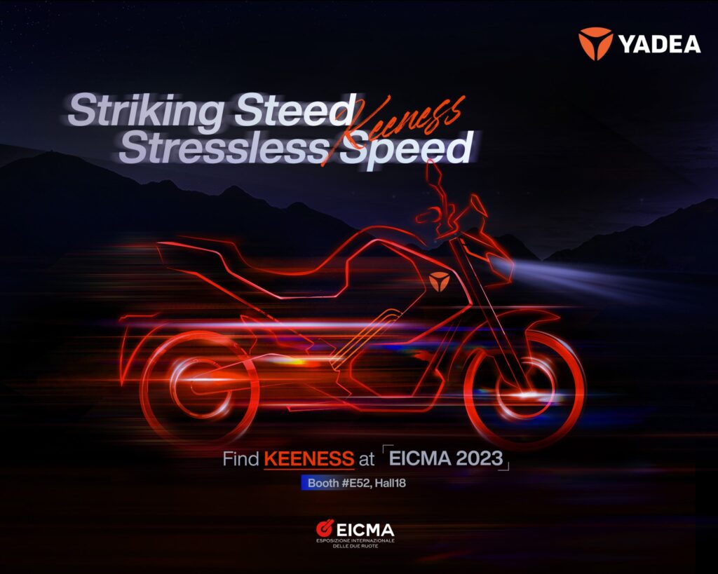 Yadea - EICMA 2023 - THE PACK - Electric Motorcycle News
