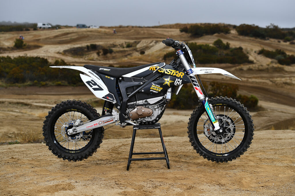 DirtFirst Racing - MX - 2024 Husqvarna EE18 Rockstar Edition - THE PACK _ Electric Motorcycle News