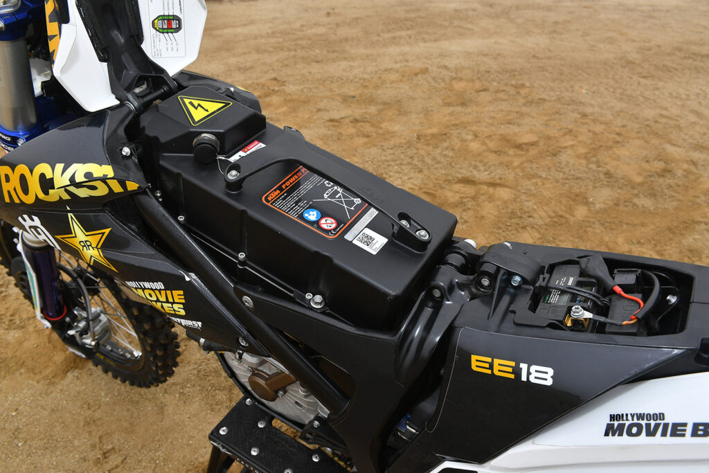 DirtFirst Racing - MX - 2024 Husqvarna EE18 Rockstar Edition - THE PACK _ Electric Motorcycle News