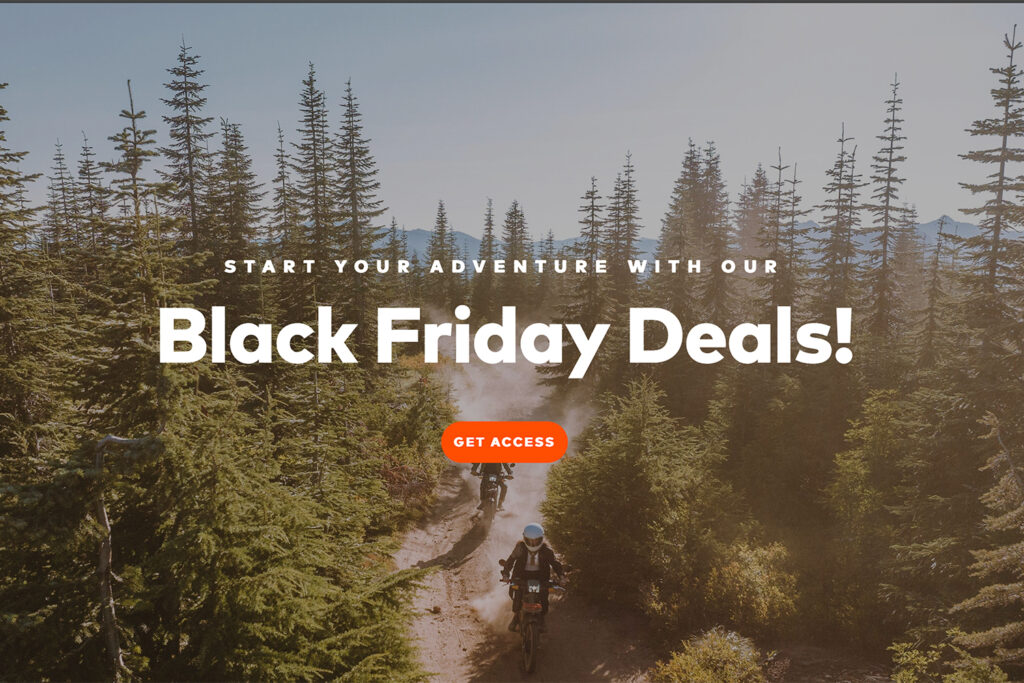 UBCO Black Friday Deal - THE PACK - Electric Motorcycle News