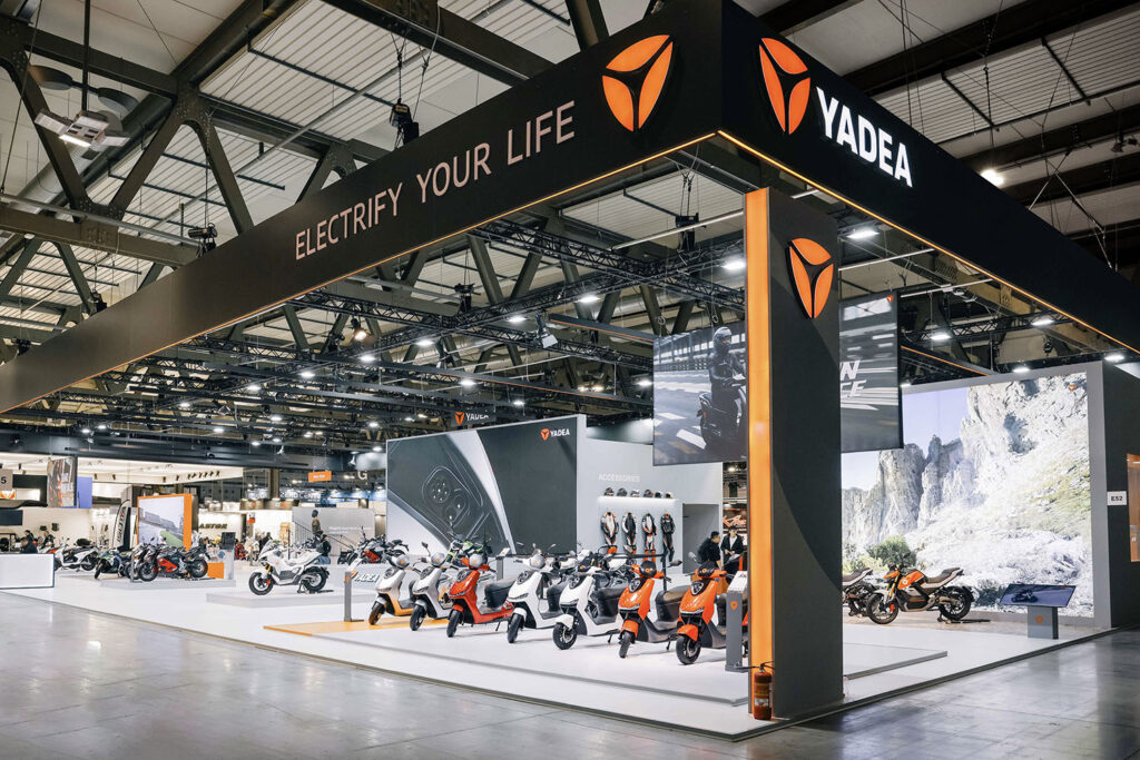 YADEA - KEMPER / KEENESS - Eicma 2023.- THE PACK - Electric Motorcycle News
