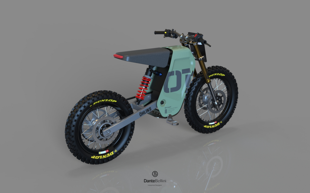 Dante Bellini - concept Dirt Lizard - THE PACK - Electric Motorcycle News