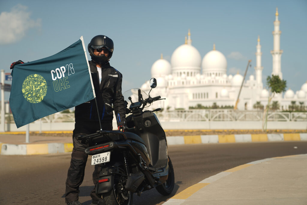 Ali Abdo COP29 - THE PACK - Electric Motorcycle News