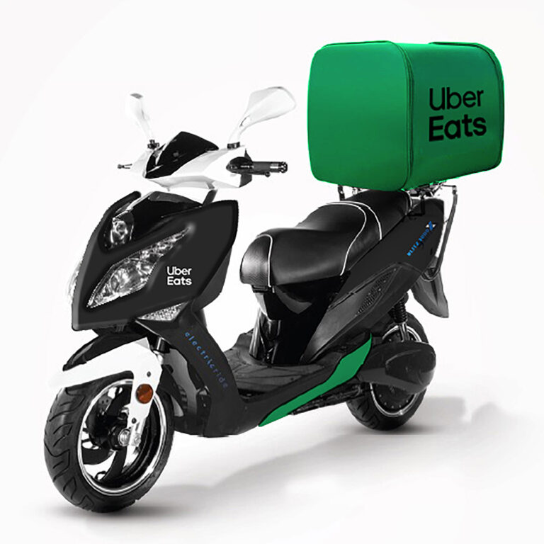 Blitz x Uber Eats collab - THE PACK - Electric Motorcycle News