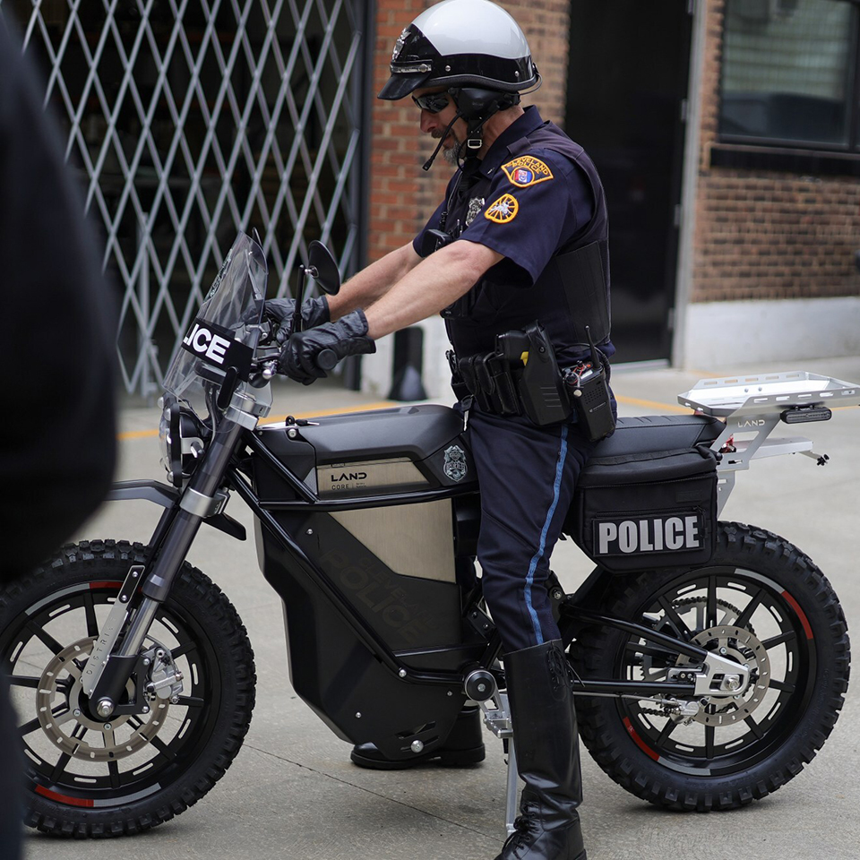 LAND Moto - Cleveland Police Department - THE PACK - Electric Motorcycle News