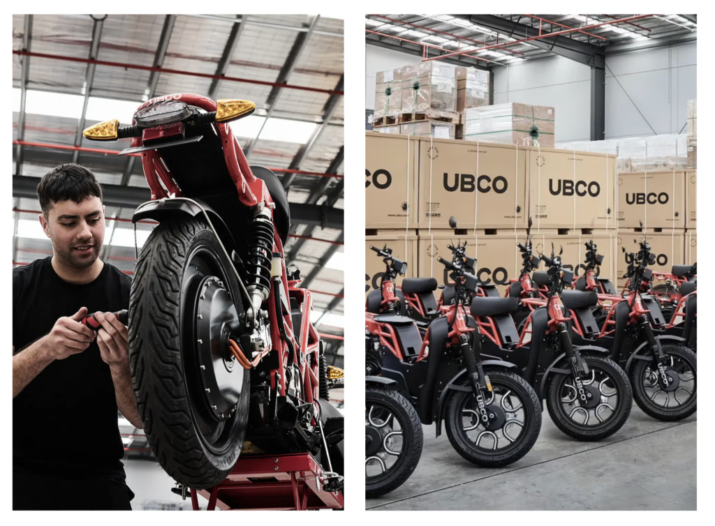 Australia Post - UBCO - THE PACK - Electric Motorcycle News