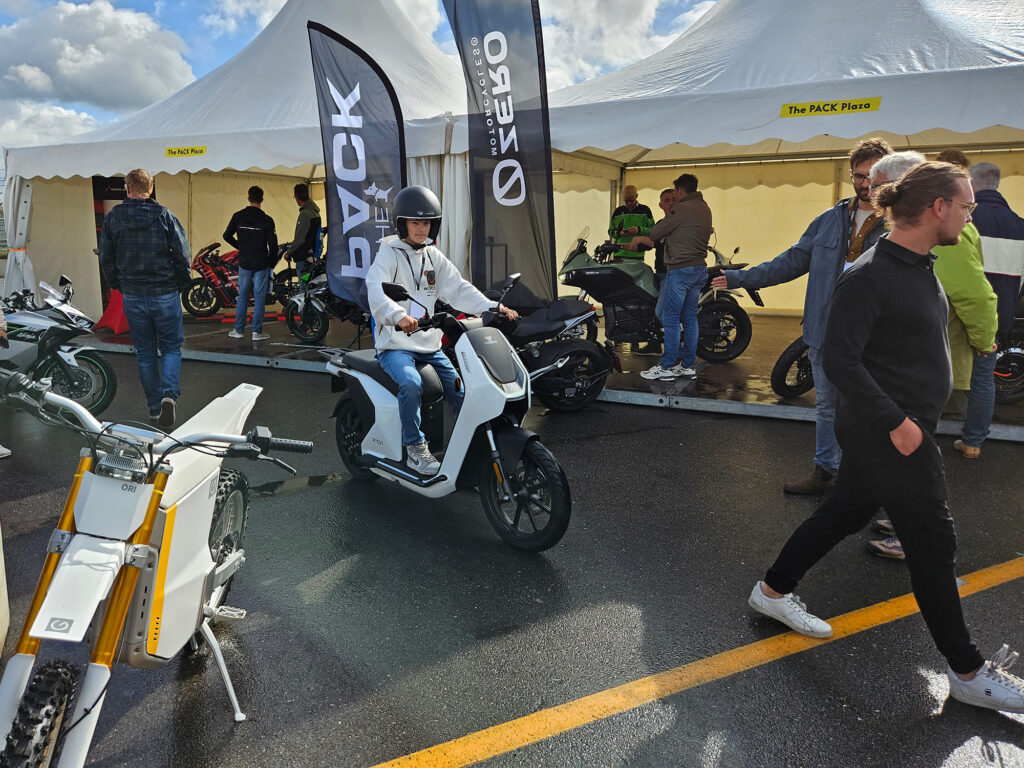 THE PACK Plaza - EV experience 2024 - Electric Motorcycle News