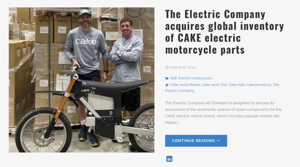 THE PACK electric motorcycle marketing