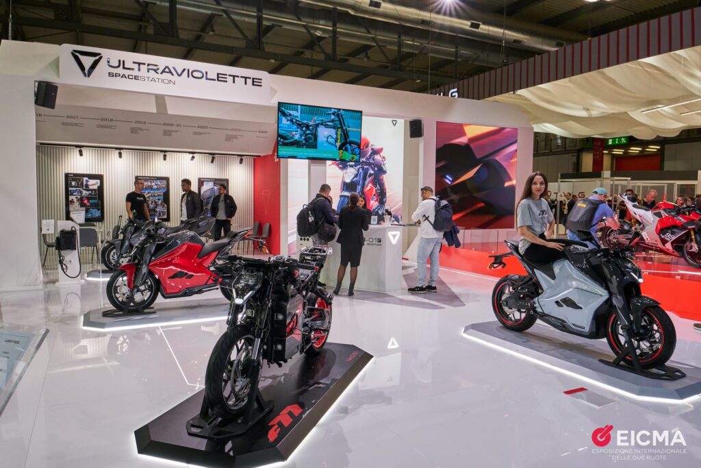 EICMA 2024 - Ultraviolette F77 Mach 2 - THE PACK - Electric Motorcycle News