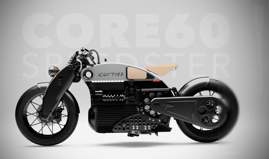 Curtiss Motorcycle - Core 60 Speedster - THE PACK - Electric Motorcycle News