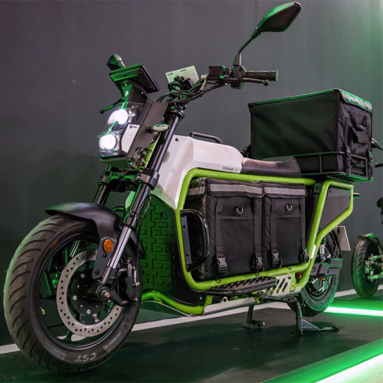 Ponie P2 - electric cargo motorbike - THE PACK - Electric Motorcycle News