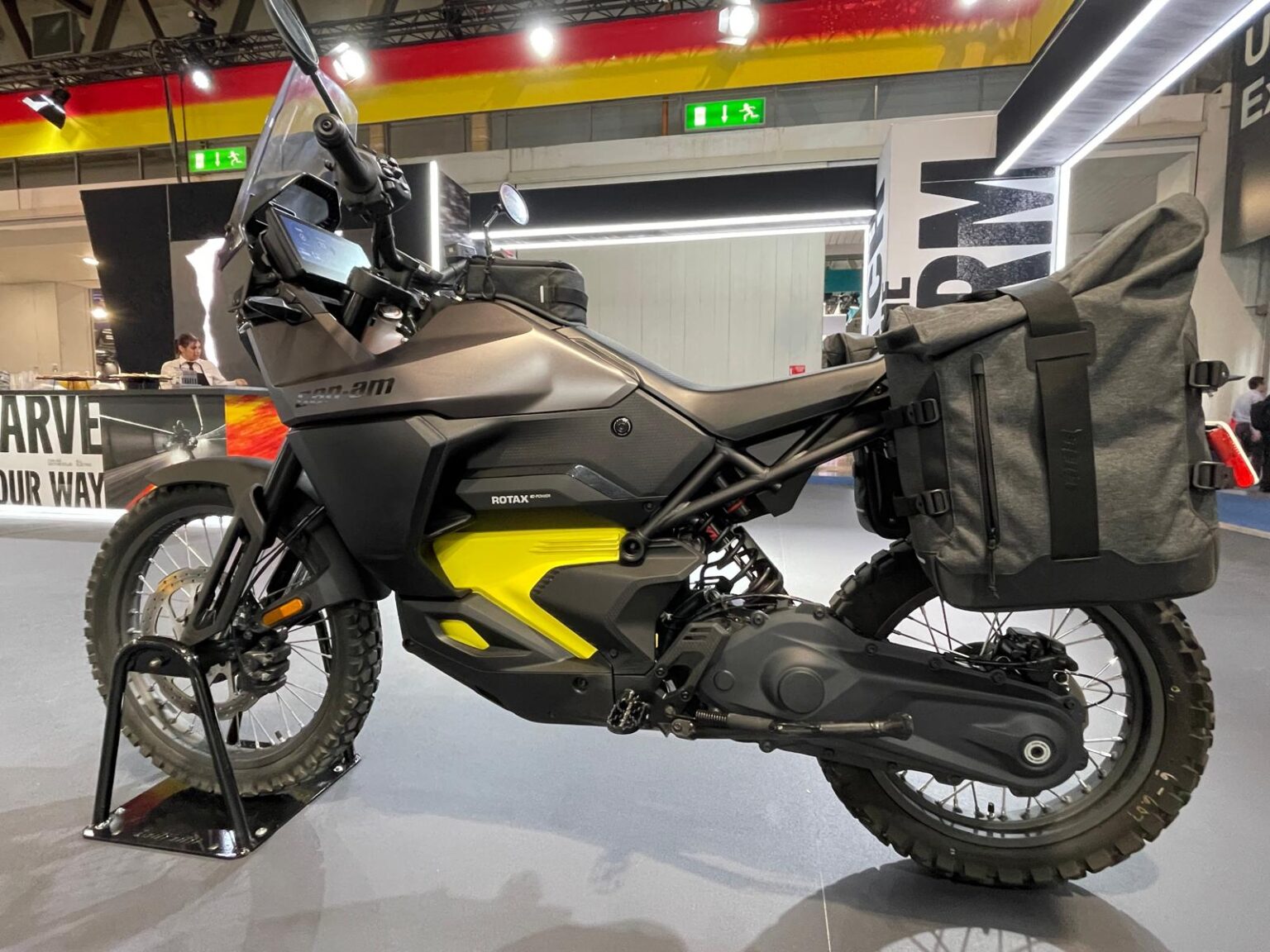 First Can-Am electric motorcycle coming off of the assembly line ...