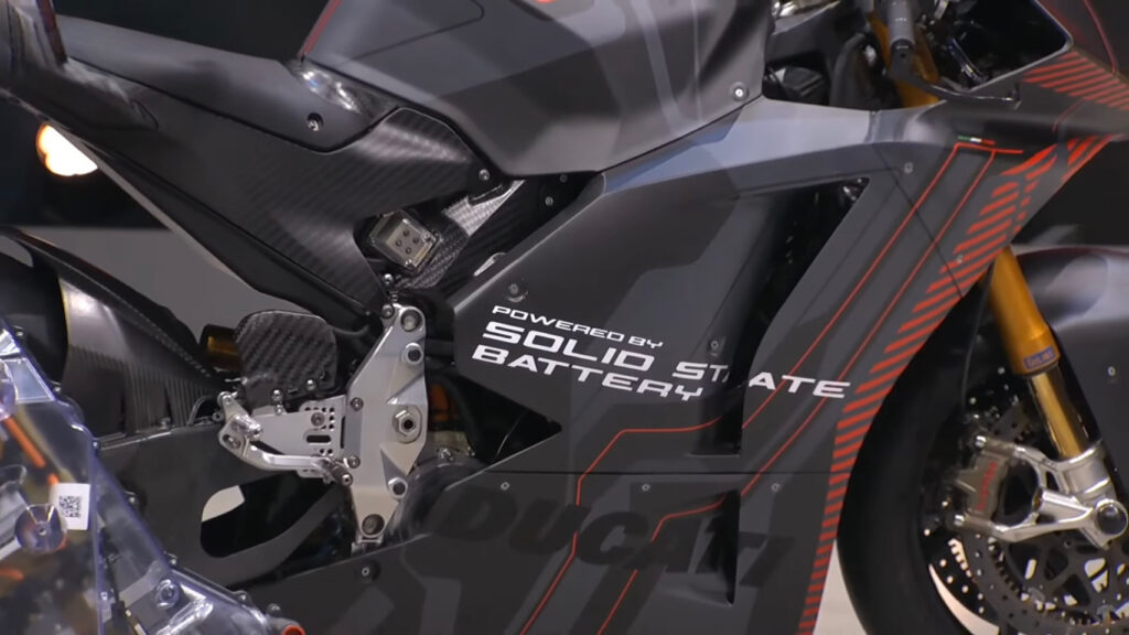 Ducati solid state battery electric motorbike IAA Munich - THE PACK - Electric Motorcycle News