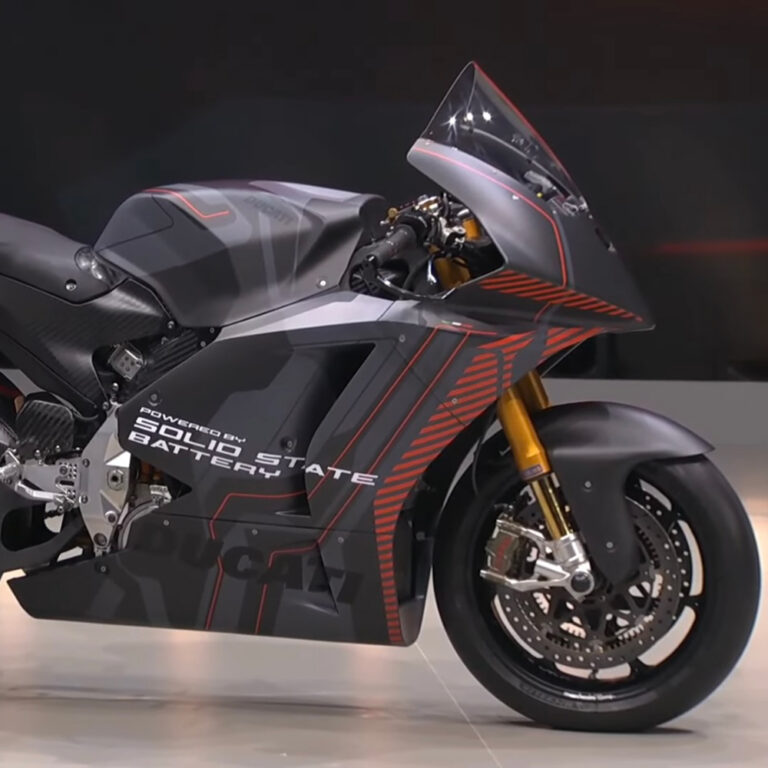 Ducati solid state battery electric motorbike IAA Munich - THE PACK - Electric Motorcycle News