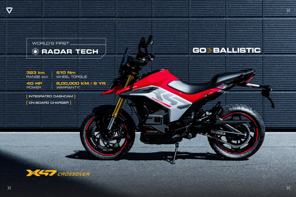 Crossover Ultraviolette X-47- The Pack- News de motocicleta elétrica