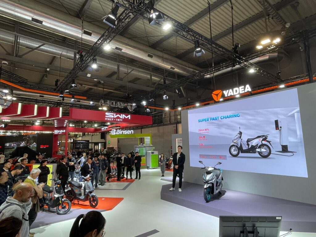 Yadea - EICMA 2025 - THE PACK - Electric Motorcycle News