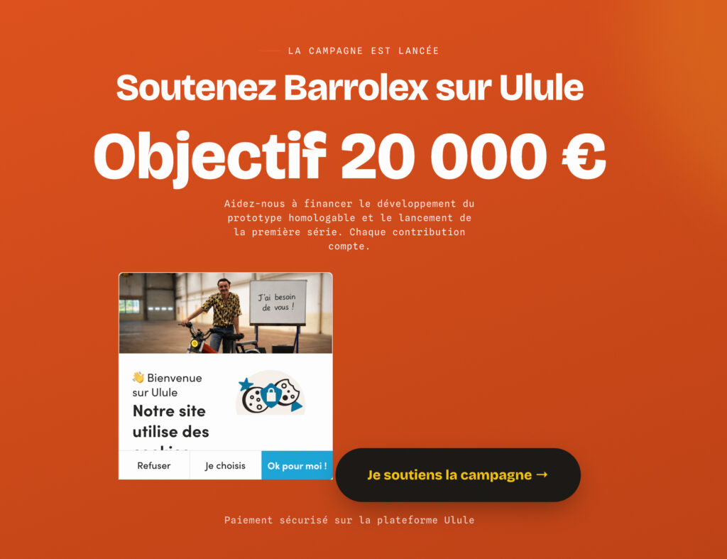 Barolex - Crowdfunding Ulule - The Pack - Electric Motorcycle News