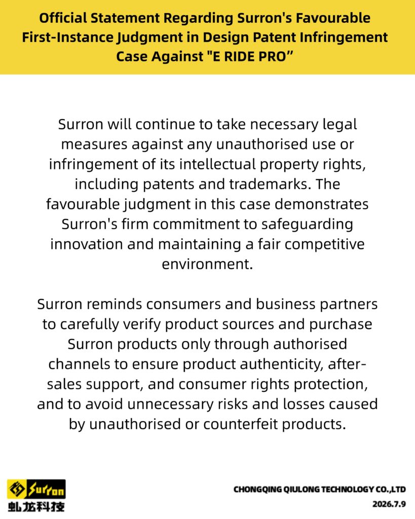 Sur-Ron's official statement against the E-Ride Pro - The Pack - Electric Motorcycle News