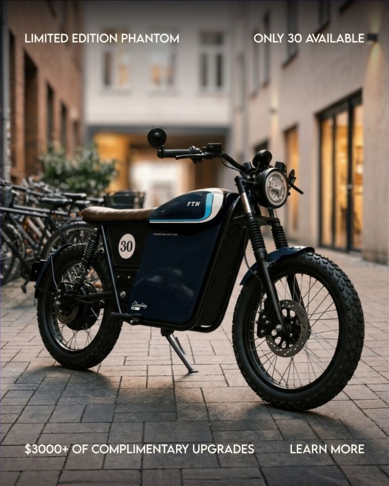 FTN Limited Edition - THE PACK - Electric Motorcycle News