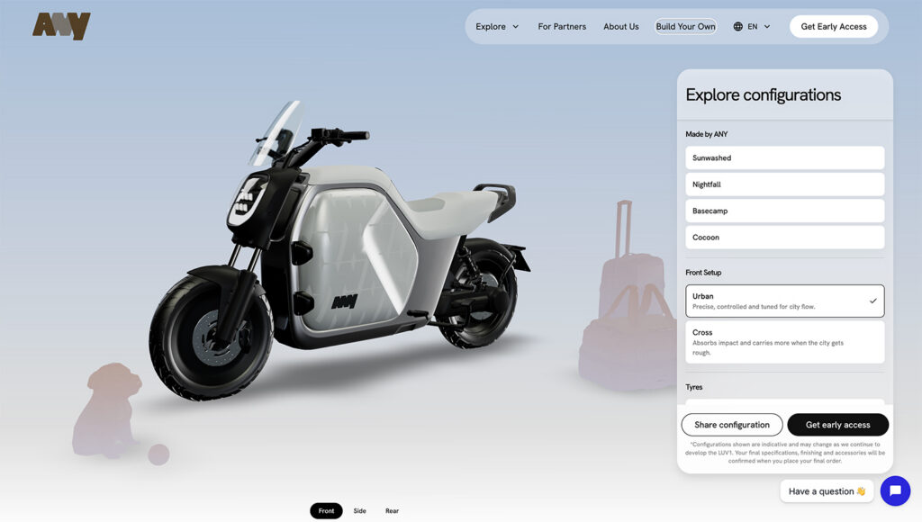 Ride Any - LUV1 - THE PACK - Electric Motorcycle News