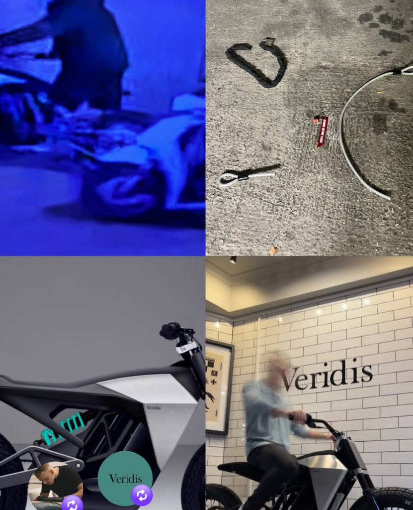 Prototype Veridis stolen - THE PACK - Electric Motorcycle News