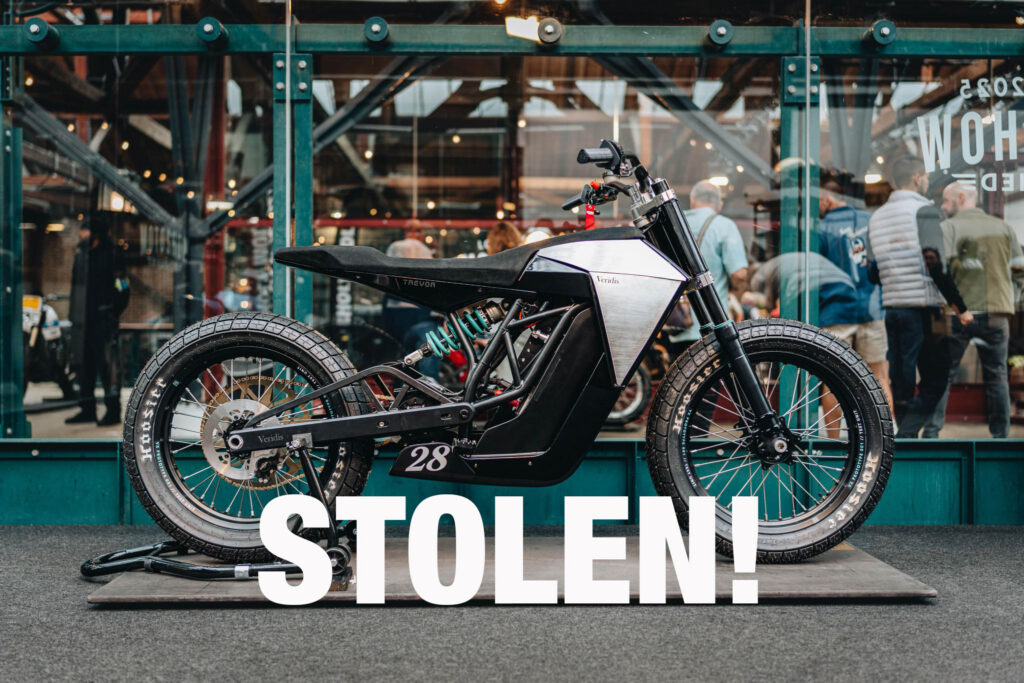 Prototype Veridis stolen - THE PACK - Electric Motorcycle News