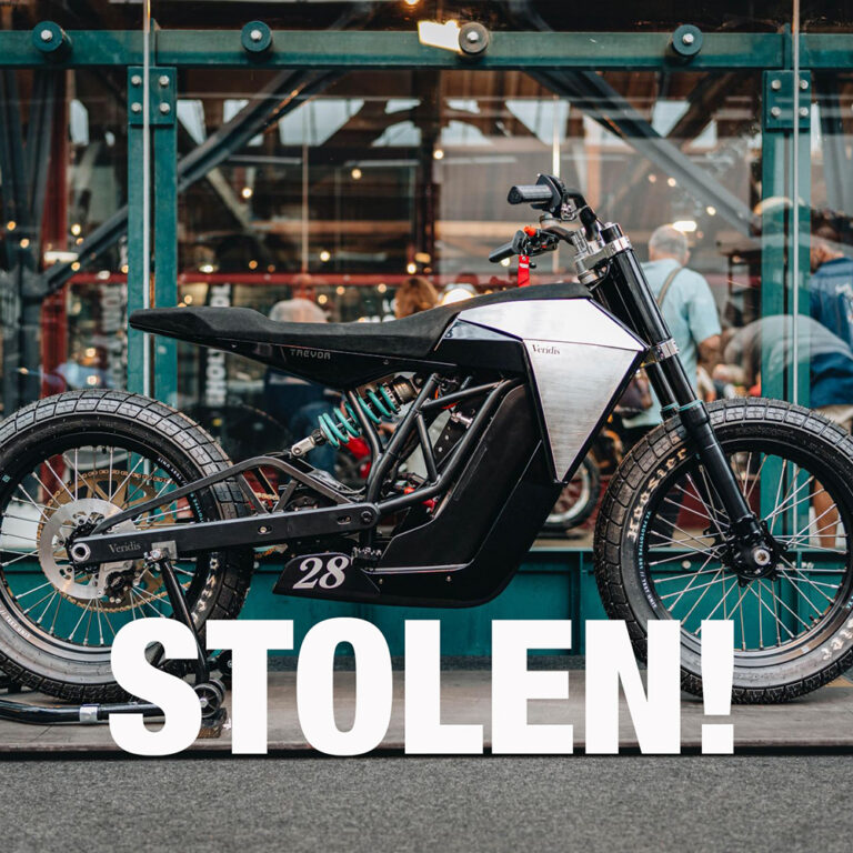Prototype Veridis stolen - THE PACK - Electric Motorcycle News