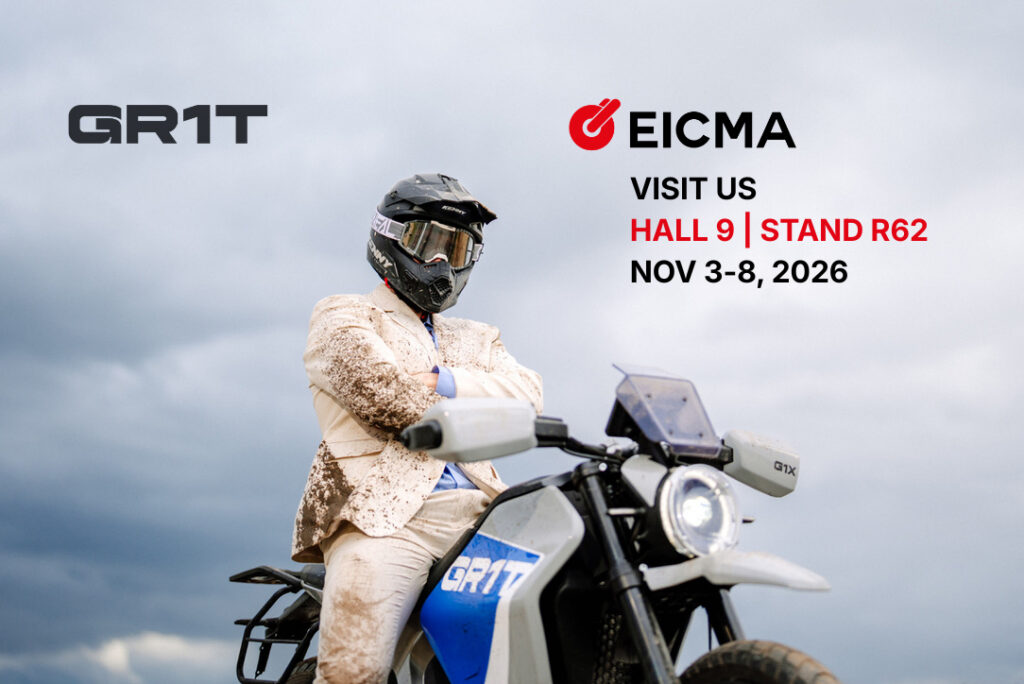 EICMA 2026 - GR1T Motorcycles - THE PACK - Electric Motorcycle News
